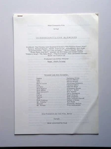 Leidenschaftliche Blümchen - Nastassja Kinski - Presseheft + 1 Pressefoto - Picture 1 of 2