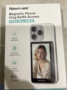 Newmowa Téléphone Vlog Selfie Moniteur Écran, Support Téléphone Magnétique Clip PH02 MAXNMW - Photo 1 sur 2
