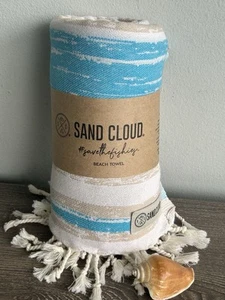 Sand Cloud Beach Towel Turkish Organic Cotton 37”x67” NEW! - Picture 1 of 11