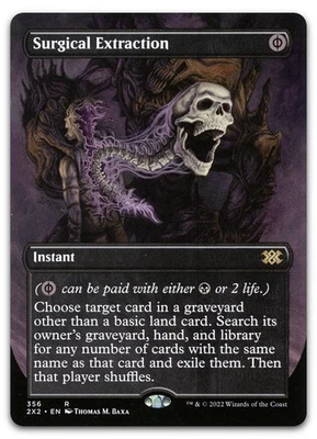 Surgical Extraction (Borderless) #356 (NM) Double Masters 2022 2X2 Magic MTG - Image 1 of 2