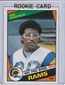 ERIC DICKERSON ROOKIE CARD 1984 Topps #280 VINTAGE FOOTBALL RC Los Angeles Rams! - Picture 1 of 2
