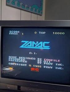 Zanac / Backgammon Famicom Disk System Nintendo - Picture 1 of 4