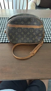 Bolso de Hombro Louis Vuitton Blois Semicírculo Cuero Marrón De Colección BA1021 Francia - Imagen 1 de 20
