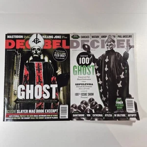 Decibel Magazine GHOST Issue 80 June 2011 & Issue 100 Feb 2013 *NO FLEXI DISCS* - Foto 1 di 8