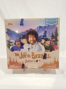 2025 Topps x Bob Ross The Joy of Baseball SEALED COLLECTORS HOBBY BOX In Hand - Bild 1 von 2