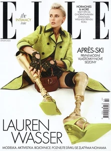 Elle Magazin Tschechisch Februar 2025 Lauren Wasser - Bild 1 von 1