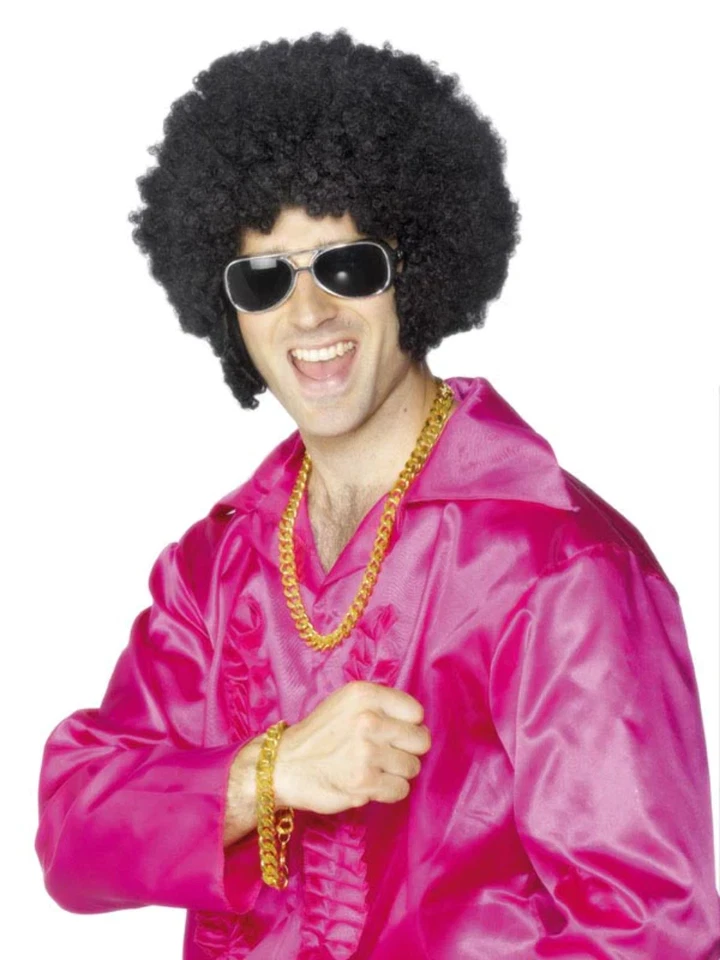 Collar Bling Cadena Proxeneta Disco Eslabones Grandes Adultos Fasncy Vestido Disfraz Accesorio Foto 1 de 1