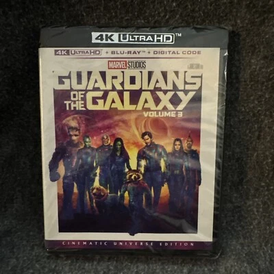 Guardians of the Galaxy, Vol. 3 4k Ultra HD + Blu-Ray + Digital, 2023 New Marvel - image 1 of 3