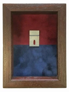 Royal Welch Fusiliers Medal Case For 2 Medals. Black Frame - Picture 1 of 6