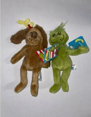 Aurora - Dr. Seuss El Grinch y Max Reno Peluche de Navidad 5” X + XX Foto 1 de 2