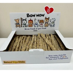 Bow Wow Natural Tripe Sticks 28g - Dog Treat Chew Reward Snack Bulk - Picture 1 of 1