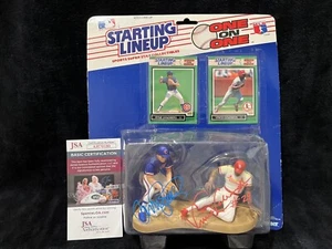 Autógrafo RYNE SANDBERG Vince Coleman firmado alineación inicial uno a uno JSA certificado de autenticidad - Imagen 1 de 8