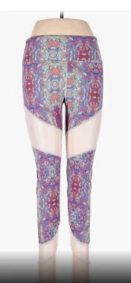 Mira Rae  Colorful Capri Workout Athletic Leggings Women’s M - Image 1 of 2