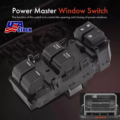 Interruptor de control de ventana maestro eléctrico 35750-SZA-A31 3,5 L para Honda Pilot 2008-2015 Foto 1 de 4