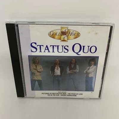 Status Quo A GOLDEN HOUR OF CD Lo mejor de compilación BUEN ESTADO franqueo gratuito Foto 1 de 4