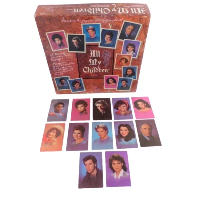 All My Children Board Game Replacement 12 Character Profile Card 1985 Soap opera - Image 1 of 4