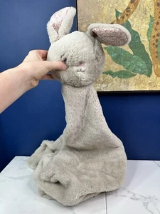 Next Bunny Rabbit Baby Blanket Soft Toy Beige Brown fluffy pram sized large - Picture 1 of 9