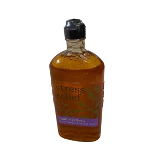 Stress Relief Vanilla Verbena Body Wash & Foam Bath 10 Fl Oz Aromatherapy - Picture 1 of 4