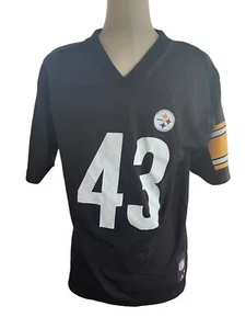 Camiseta Pittsburgh Steelers Equipo NFL Ropa Juvenil L Reebok #43 Troy Polamalu - Imagen 1 de 8