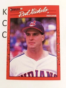 1990 Donruss Baseball Cleveland Indians #546 Rod Nichols - Picture 1 of 2