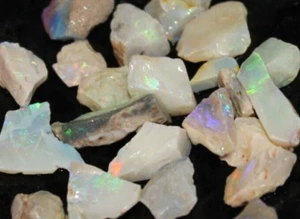 Premium Australian Rough Opals that all SPARKLE 350ct Coober Pedy parcel - Picture 1 of 5