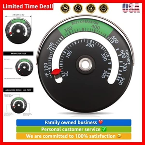 Estufa de leña Termómetro Estufa magnética Tubo Termómetros Estufa Medidor de temperatura - Imagen 1 de 9