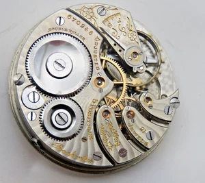 Seltene Rockford Pocahontas Hunter 16S 21 Jewels Railroad Mvt. Anhänger Set 5 adj - Bild 1 von 6