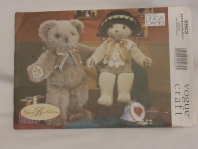 Vogue  Craft 9603 BEAR COLLECTION PATTERN - Image 1 of 2