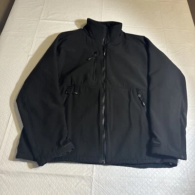 Chaqueta/abrigo Viking Soft Shell negro para hombre RN87832 talla grande Foto 1 de 4