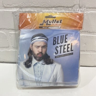 NUEVO - Paquete de 4 pelucas de salmonete sobre la marcha - acero azul - salmonete con banda para la cabeza Foto 1 de 3