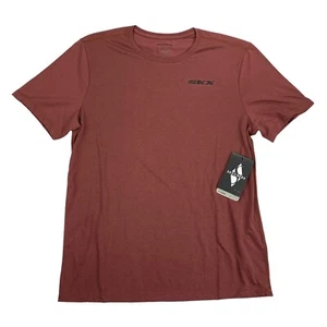 Skechers Mens Dri-Release SKX Performance Short Sleeve T-Shirt Red M - Picture 1 of 5