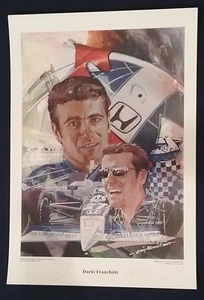 DARIO FRANCHITTI AUTOGRAPHED 2003 INDY CAR SERIES LIMITED EDITION PHOTO POSTER - Picture 1 of 5