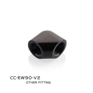 Bykski CC-EW90-V2 G1/4 Double Female 90 Degree Connector Extended Elbow Fitting - Photo 1/16