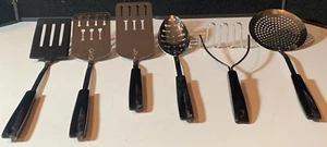 Lot Of 6 EKCO Utensils - (3) Spatulas, Slotted Spoon, Smasher, Skimmer Spoon - Bild 1 von 19