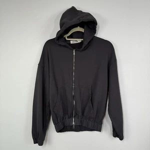 Realtakai Hoodie Erwachsene Medium anthrazitgrau Reißverschluss minimalistisch japanische Kapsel - Bild 1 von 9