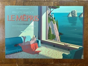 Le Mepris / Verachtung Variante Druck Poster Laurent Durieux X/150 Mondo Fans of LD - Bild 1 von 5