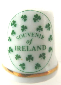 * DE A COUDRE DE COLLECTION THIMBLE - SOUVENIR OF IRELAND - Picture 1 of 1