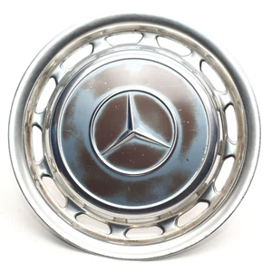 Mercedes W123 W116 R107 14" Stainless Hubcap - Topaz Brown 240D Cover w/ Clips - Picture 1 of 18