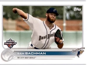 SAM BACHMAN 2022 Topps Pro Debut #PD-17 Tri-City Dust Devils - Picture 1 of 2