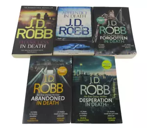 J.D. Robb Novels x5 In Death Series Large Paperback 2013 Griffin Press Australia - Picture 1 of 15