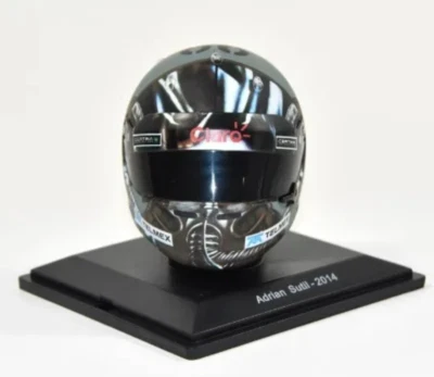 F1 Adrian Sutil 2014 Sauber Rare Helmet Scale 1:5 Formula 1 With Magazine - Image 1 of 2