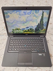 Grade A Dell latitude E7450 14" laptop core i5 2.3GHz 16GB RAM 480GB SSD Win 10 - Picture 1 of 7