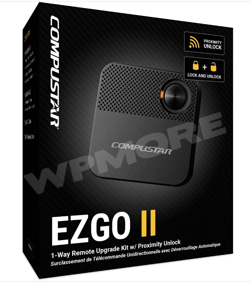 Compustar RF-EZGO-II 1-Way Remote Upgrade Kit w/ Proximity Unlock 100ft Range - Image 1 of 1