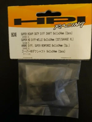 86248 - SUPER HEAVY DUTY DIFF SHAFT 9x11x34mm (2pcs) - Image 1 of 2