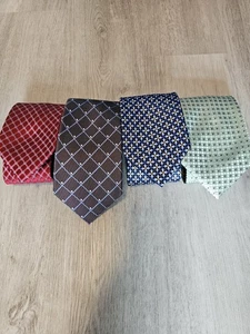 Tasso Elba Men's Silk Tie Lot of 4  - Picture 1 of 2