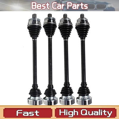 Новый подходит для 1997 1998 AUDI A4 QUATTRO V6 2,8 л, ручной передний задний 4 x CV оси вал - Изображение 1 из 4