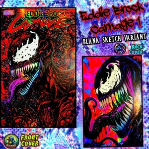 Eddie Brock Carnage 1,Silverback Graphix's BossKong Original Art Sketch Cover - Picture 1 of 3