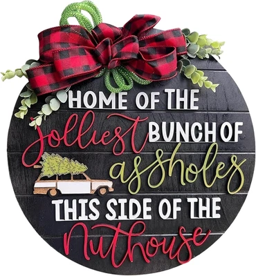 National Lampoon'S Christmas Vacation Decoration, Christmas Wreath Decoration fo - Image 1 of 4