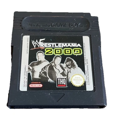 WWE Wrestlemania 2000 Gameboy Sports Cart Fully Tested In Great Condition - Image 1 of 4
