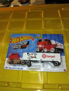 Hot Wheels Bullseye's Big Rig con carro Super Rigs Target Exclusive (T2) - Imagen 1 de 4